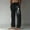 Black, variant on Yoga Pants Golf Pants Men Men Fashion Print Casual Elastic Waist With Pocket Trousers Sport Pants Mens Golf Pants
