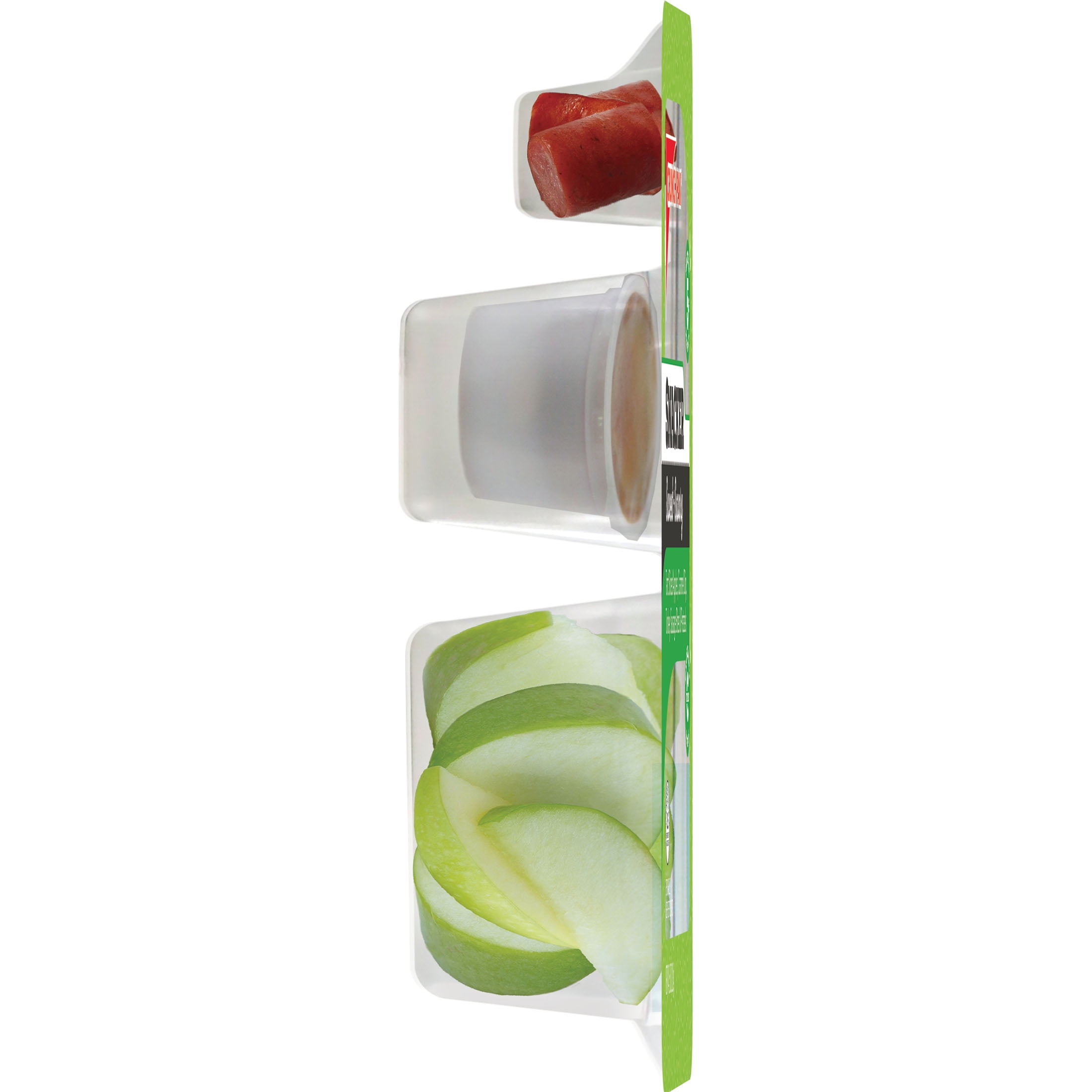 Crunch Pak Sweet & Savory Snacker with Tart Apples, Turkey Bites, Pretzels, & Caramel 4.15oz Tray
