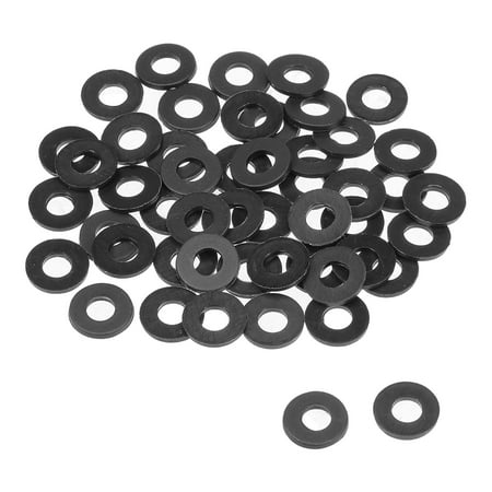

Uxcell 9mm O.D. 1mm Thick Nylon Flat Washers for 4mm ID Screw Bolt 50 Count