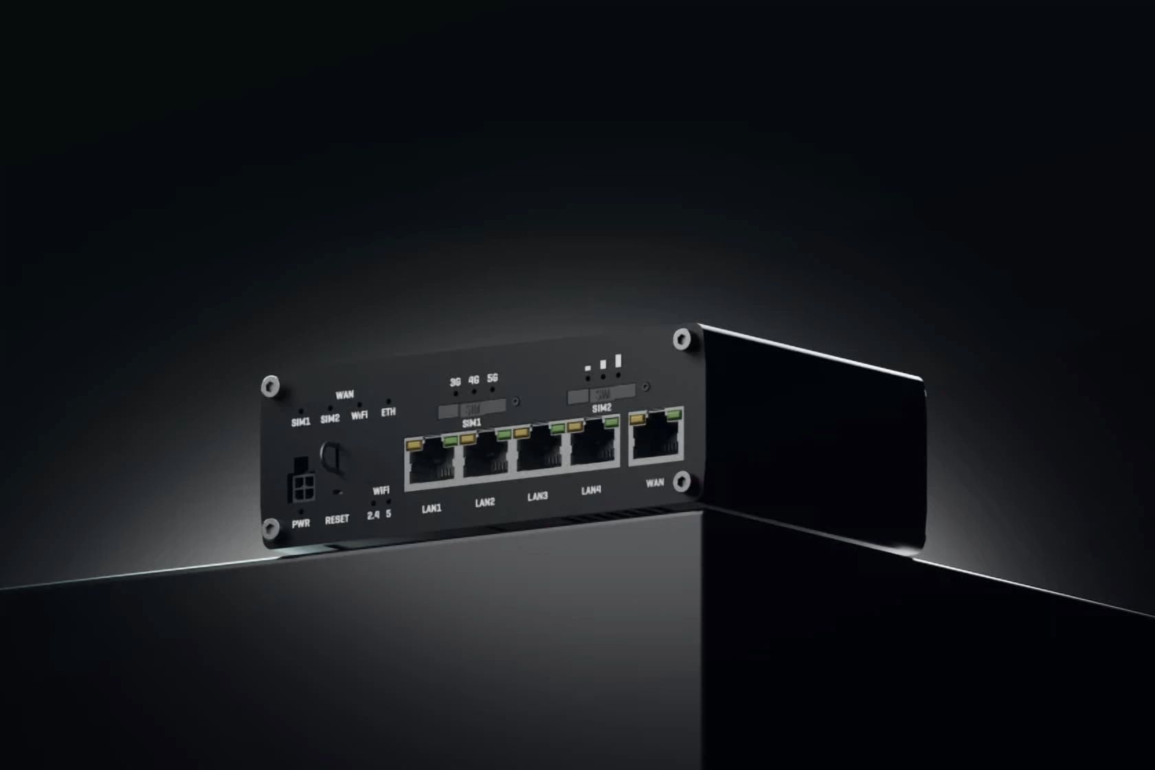 Teltonika RUTM50 Cellular 5G Router; Speeds of up to 3.4 Gbps; Dual SIM with Auto-failover; Backward Compatible with 4G (LTE Cat 19)