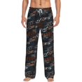 thumbnail image 2 of Goofa Cool Sports Car Printed Soft Pajama Pants for Men, Wide Leg Comfy Casual Lounge Yoga Pants-Small, 2 of 9