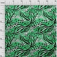 thumbnail image 2 of oneOone Cotton Silk Light Green Fabric Animal Skin Fabric For Sewing Printed Craft Fabric By The Yard 42 Inch Wide-J3R, 2 of 4