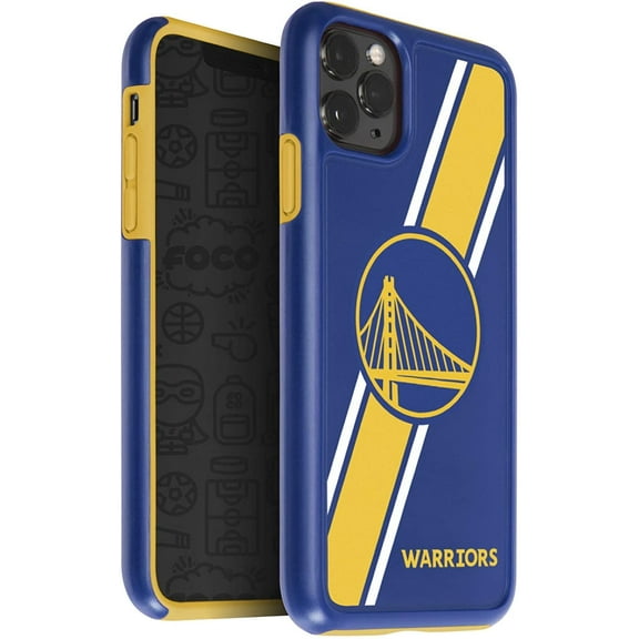 FOCO NBA Golden State Warriors Hybrid Case for iPhone 11 Pro, X & XS (5.8")
