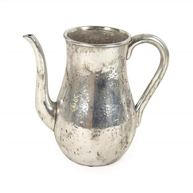 Zentique 9824L A840 Distressed Metallic Pitcher, Large - Silver