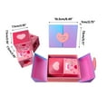 thumbnail image 2 of LSLJS Christmas Gifts Box Explosion Valentine Decorations 2023 Merry Christmas Tree Surprise Gift Boxes with Folding Up Box Cards Surprise Bouncing Pink Envelope Box Pop-Up Valentine Gift Box(6Pcs), 2 of 7