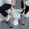 thumbnail image 6 of Maritcute Adjustable Toilet Safety Rails - Metal Hand Rails for Elderly, Disabled, Pregnant (330lbs Capacity), 6 of 8