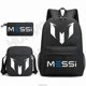thumbnail image 3 of 3pcs Football Super Stars Messi Backpack Children's School Backpack Women Men Travel Laptop Teens Mochilas Students Totes Sac, 3 of 4
