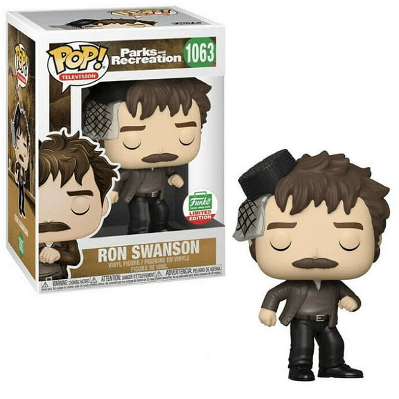 Funko Parks & Recreation POP! TV Ron Swanson Vinyl Figure [Snake Juice]