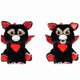 thumbnail image 1 of Peluche Feisty Pets Baron Von Flamefart El dragón negro y rojo, 1 of 4