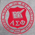 thumbnail image 3 of CafePress - Alpha Sigma Phi Red Seal T Shirt - Womens Tri-blend T-Shirt, 3 of 4