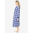 thumbnail image 3 of Dreams & Co. Plus Size Thermal Henley Nightgown, 3 of 6