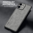 thumbnail image 3 of SaniMore Case for iPhone 11 (2019), Luxury PU Leather Lens Protection Metal Hidden Bracket Slim Lightweight Shockproof Anti-fall Bumper Drop Resistant Shell for iPhone 11 - Navyblue, 3 of 9