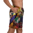 thumbnail image 3 of Yu-Gi-Oh Mens Swim Trunks Quick Dry Board Shorts with Mesh Lining Beach Shorts Swimwear Bathing Suits, 3 of 7