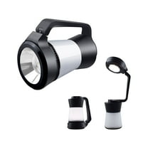 Flashlight Outdoor 3-in-1 Camping Lantern LED Tent Light with 22 SMD Bulbs Battery Powered Multi-Function Light Black