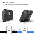 thumbnail image 3 of SUNITEC Hands Free Bluetooth for Cell Phone Car Kit, AUTO Power ON Bluetooth Phone Speaker for Car, Support Siri Voice Assistant Wireless i, 3 of 9