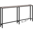 thumbnail image 5 of 70.9" Narrow Console Table with  Station, 5.9" Sofa Table with 2 Power Outlets and USB Ports, Long Entryway Tables Behind Couch Table, for Hallway, Livingroom, Greige BG185UXG01G1, 5 of 6