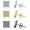 4*4 zirconia, variant on 3 Pairs HipHop Square Stud Earrings for Men Women, Cubic Zirconia, Style T9457