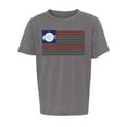 thumbnail image 2 of USA Flag Grill T-shirt, Kids 4th of July Shirts, Youth Graphic T-shirts - Heather Grey MH200YPATRIOT S10 XL, 2 of 3