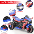 thumbnail image 6 of Zogymoz 12V Kids Motorcycle with Remote control, Ride on Motorcycle for Kids, Battery Powered Motorcycle Toy with Bluetooth, Music, Light, 6 of 7