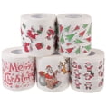 thumbnail image 1 of Servilletas desechables de 5 rollos Servilletas creativas Papel higiénico de Navidad, 1 of 7