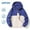🔥 Blue_New, variant on Gifts Color Block Ice Silk Hooded Sunscreen Jacket with Zipper Design, Breathable Anti UV Fitted Coat, Outdoor Sports and Fishing Outfit for Men and Women In Summer Purple XL