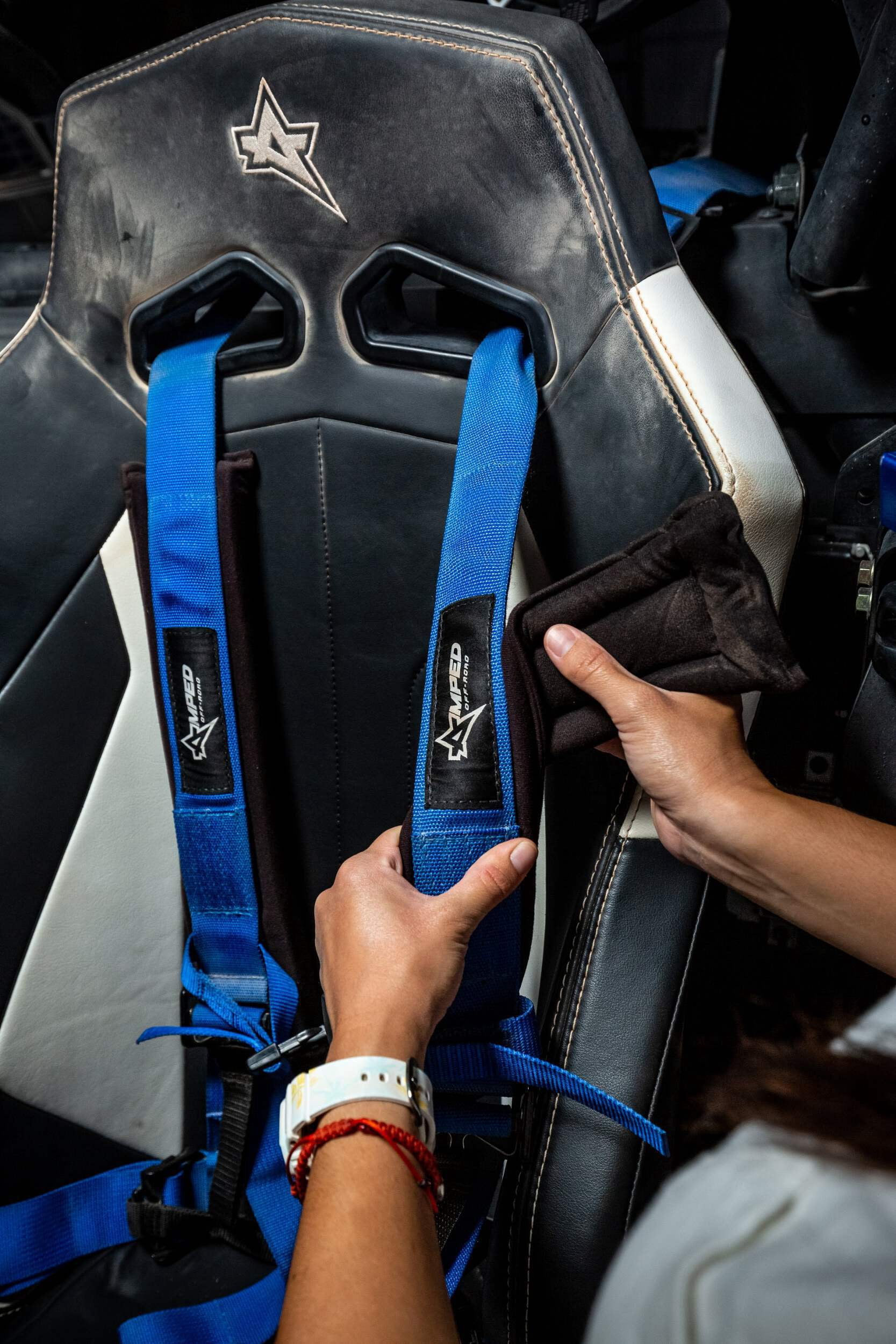 4.2 Autobuckle UTV Off-Road Harness w/Removable Pads Green