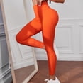 thumbnail image 6 of Women's Ribbed High Waisted Leggings Seamless Stretch Yoga Workout Pants, 6 of 6