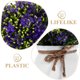 thumbnail image 3 of OUNONA Adorno De Planta Artificial En Maceta Color Púrpura Fabricada En Plástico Para Duradera, 3 of 6