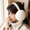 thumbnail image 4 of Orejeras ZHAOCHENG para mujer calentadores de orejas invierno vellón peludo blanco, 4 of 4