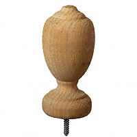 - Marine Ornamental Tiffany Traditional Post Top With Pressure Treated Base 6-1/2 in H, Pine, White