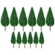 thumbnail image 1 of Green Plastic Pine Tree Models Set of Landscape Model and Diorama 5cm and 11cm, 1 of 3