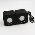 thumbnail image 4 of CIYISON USB Corded Speaker Mini Desktop Loudspeaker Subwoofer for Laptops PC Computer, 4 of 14