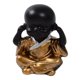 thumbnail image 3 of 4 Piezas Estatua Buda Monje Estatuilla Cerámica Artesanía Adornos Decorativos Monje Regalo Sunnimix Estatuilla de monje de resina pequeña, 3 of 8
