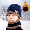 thumbnail image 4 of Baberdicy Winter Beanie Hat Scarf Gloves, Kids Fleece Scarf Warm Kids Hat Scarf Gloves Three Piece Warm Set Gifts for Women Men One Size, 4 of 4