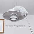 thumbnail image 4 of 1pc Microfiber Feather Duster, Extendable Duster With 100 Inches Extra Long Pole, Bendable Head And Long Handle Dusters For Cleaning Ceiling Fan, High Ceiling, Blinds, Furniture And Cars, 4 of 4