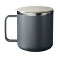 thumbnail image 7 of Bxaolu Travel Coffee Mug with Lid, Insulated Tumbler with Handle, 400ML / 13.5 oz Stainless Steel Cup for Ice, Water, Tea, Gray, 7 of 7