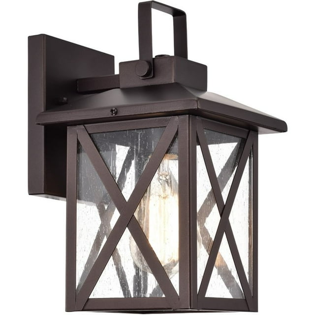 CHLOE Lawrence 1 Applique Murale Extérieure Bronze Huilé 11 Pouces Hauteur