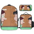 thumbnail image 1 of Chibi Maruko-chan Backpack Knowledge Keeper Bookbag with Archive Lunch System, 1 of 5