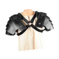 thumbnail image 3 of harper Medieval Shoulder Pauldron Theatrical Prop Party Steampunk Fancy Dress Shrug Black, 3 of 9