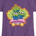 thumbnail image 3 of Toy Story - Green Checker - Youth Girls Fitted Short Sleeve T-Shirt, 3 of 5