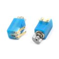 thumbnail image 1 of 2Pcs DC 3V 65mA 12000RPM Mini Motor de Vibración Azul para Teléfono Móvil, 1 of 1