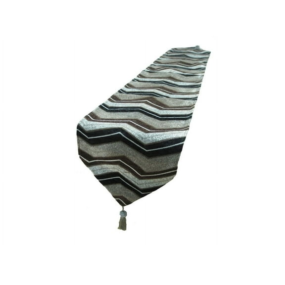 Luxurious Indiana Chenille Collection -  13" X 70" Table Runner