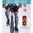 thumbnail image 4 of 8 Pairs Medical Sport Copper Compression Socks With Anti-slip Silicone for Women & Men Circulation 15-20 mmhg is Best Support for Athletic Running Cycling, Nursing, Travel, 4 of 7