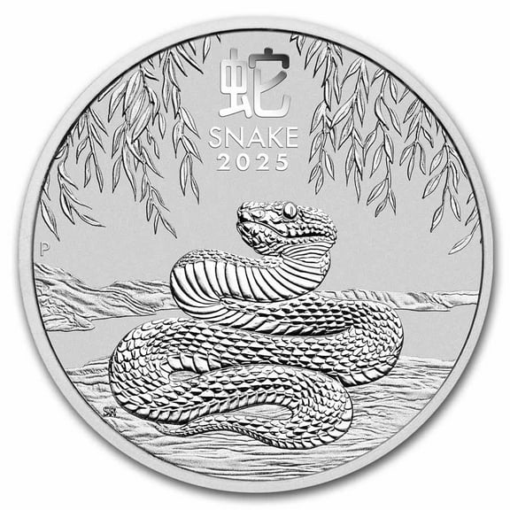 2025 Australia 1 oz Silver Lunar Snake BU (Series III)