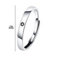 thumbnail image 2 of CILENON Trendy Jewelry You Are My Sun & Moon Ring Set 925 Sterling Silver Plated Couples Promise Rings Diamond Rings Crystal Rings Diamond Band Rings for Women(C,One Size), 2 of 5