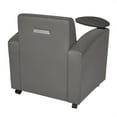 thumbnail image 5 of Nova Tablet Arm Vinyl Chair- Grey/Ash Grey, 5 of 8