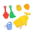 thumbnail image 4 of Juguetes de arena de playa para niños, herramienta para cavar arena, regalos prácticos de cumpleaños, juego de simulación Amarillo, 4 of 9