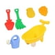 thumbnail image 4 of Juguetes de arena de playa para niños, juego de simulación, juego de construcción de castillos de arena ligeros, juguete de playa para parque, jardín, playa, de 3 a 10 años Amarillo, 4 of 10