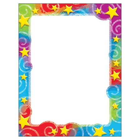 - Stars 'n Swirls Terrific Paper, 50 Sheets per Package, Add Style and cheer to everyday notes, letters, and lists By Trend Enterprises