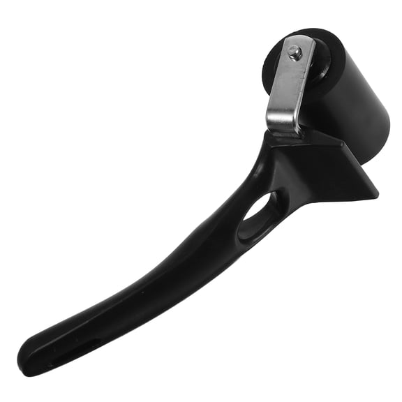 Baluue Black Rubber Roller Ink Applicator for Printmaking, Ideal for Home Crafts, Art Projects, and Multiple Printing Uses